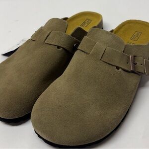 Birkenstock Tan Suede Loafers
